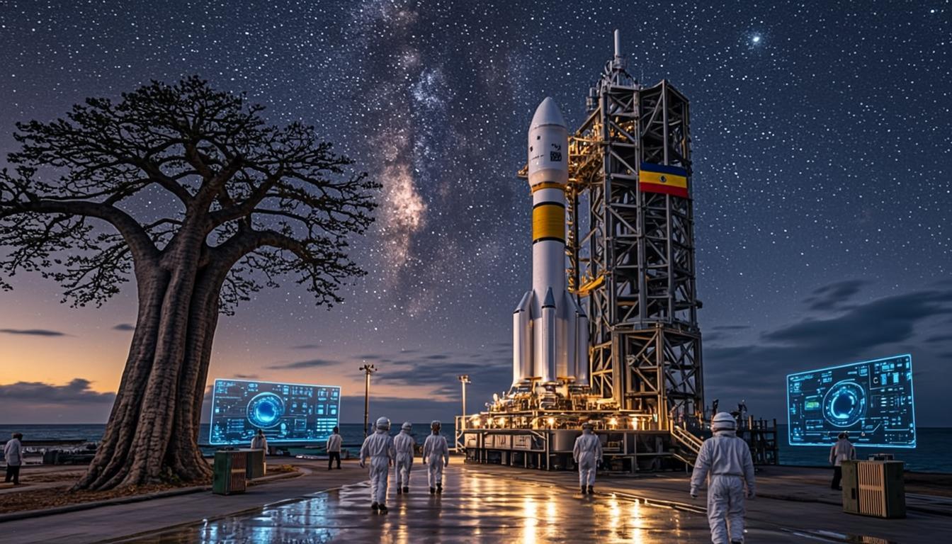 Spaceport Smartest Capital de Dakar avec baobab